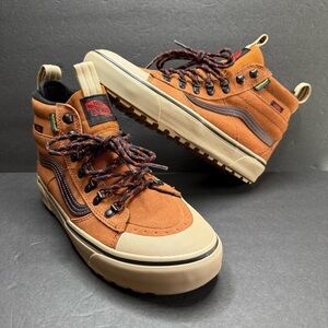 Vans Sk8-Hi MTE-2 Primaloft Brown Black Suede Hiking Boots 507698 Men’s Size 7.5